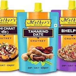 Mother's RECIPE Chutney Combo Pack - Tamarind Date Chutney 200Gm, Bhepuri Chutney 200Gm And Delhi Chaat Chutney 200Gm | Pack Of 3-image-58