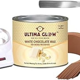 ULTIMA GLOW white chocolate strip stick and heater wax for man woman all skin Tan Removal all skin wax full body wax-image-25