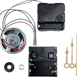 UJEAVETTE DIY Wall Clock Movement Mechanism DIY Clock Accessories with Music Chime Box Style I-picture-8