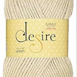 M.G ENTERPRISE Knitting Yarn Wool Desire Peanut 100 GMS Best Used with Knitting Needles, Crochet Needles Wool Yarn for Knitting. -DC Art-BCCC-image-59