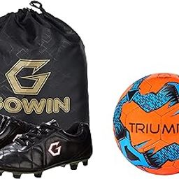 Football Pvc Boss Orange With Gowin Football Shoe Mercury Black Size-7-image-17