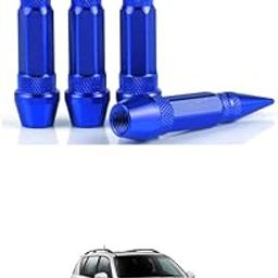 LOVMOTO 4PCS Spiked Shape Tire Valve Stem Caps, Aluminum Car Air Stem Cap, Universal Tire Valve Stem Covers for Cars, SUV, Trucks, Bikes, Motorcycles Comfortable with Ssang-Yong Rext-on-image-83