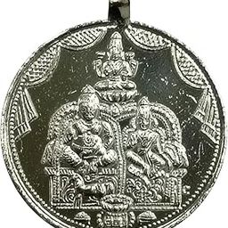 Lakshmi & Kubera Charm for Wealth & Prosperity Copper Yantra Pendant-image-9