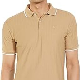 Men's Regular Fit Solid Textured Herringbone Polo-image-3