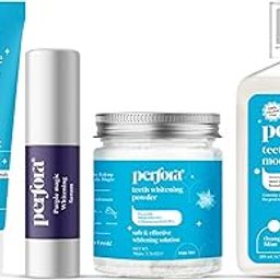 Perfora Complete Oral Care Teeth Whitening Kit | For Instant Teeth Whitening | SLS Free Tooth Paste For Adults | No Artificial Sweetners | Enamel Safe & Effective Teeth Whitener Solution | Pack Of 4-image-55