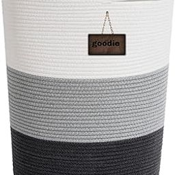 RUGSZONE Large Rope Basket - Stylish Jute Laundry Hamper for Dirty Clothes, Woven Storage Basket for Blankets, Toys, or Nursery Organization, 17¾ x 15¾ x 13¾ Inches (B.G.W)-10