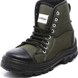 Men's Original Combat Army Boot Oil Stain Water Resistant Extra Cushion Inner Sole Trekking Riding Shoes-picture-19