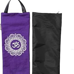 Yogalatest Yoga Sand Bag, Cotton Unfilled for Yogas, Weights and Resistance Training, Portable Fillable Weightlifting Sandbag, Size- 7.5" X 17" (Purple)-image-51