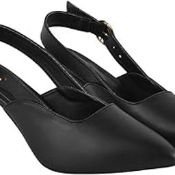 Women Buckle Pump Heels-34