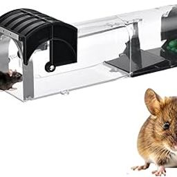Oaky Rat Trap for Indoor & Outdoor Use – 32 cm Reusable Mouse Trap Cage with Sensitive Trigger, Safe for Kids & Pets, Non-Toxic, No-Kill Rodent Smart Rat Catcher with Ventilation, Easy to Clean-image-30