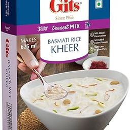 Gits Instant Rice Kheer Dessert Mix, Pure Veg, Indian Sweet and Dessert Ready Mix 100g-image-53
