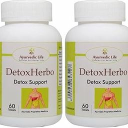 Ayurvedic Life DETOX HERBO - 60 Detox Tablet Pack of 2-image-42
