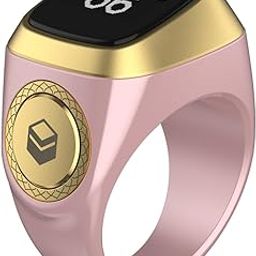 SKMEI Smart Ring Zikr 1 lite Digital tasbeeh salat Bluetooth Waterproof Islam - Zikr 1 lite 18 MM Light Pink-27