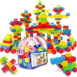 Humming Bird Building Blocks Toys for Kids Educatinal and Learning Puzzle Games for Kids Girls & Boys Preschool Children -110 Pcs Bag, Multicolor-32