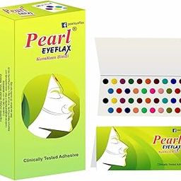 Pearl Eyeflax Kumkum Bindi Multi Color Round Box with 15 Flaps | Size 4 Diameter 8 mm | Multi Color-image-36