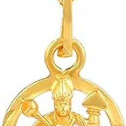 Gold Plated Brass Hanuman Pendant Unisex Adult Bajrang Bali Locket For Good Health & Wealth-16