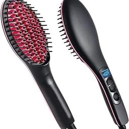 TASTORA Hair Straightening Brush with LCD Temperature Display, Ionic Ceramic Heating, Anti-Scald Design-image-52