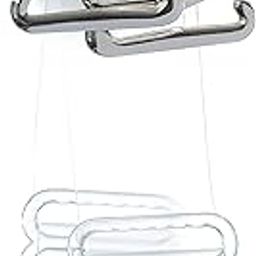 12 Mm Silicone Transparent Bra Strap for Women Invisible, Transparent, Non-Slip Adjustable Bra Strap Soft Shoulder Strap-43