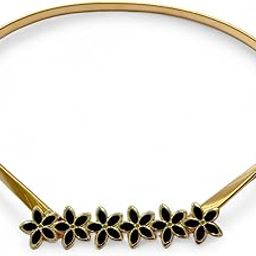 Elastic Belly Chain Belt for Women Floral Design Spring Saree Belt Wedding Kamarband for Ladies Saree Adjustable Waist Belt For Women 28-38 Inch Waist Size - (CB02)-image-85