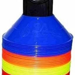 SAS Agility Mini Saucer (1.5 Inches) Cones for Football and Sports Training Set -40 (Multicolour) Small-3