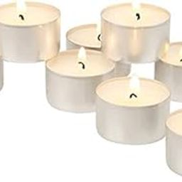DECOVAA Uncented smokeless 9 Hrs Burning Tealight Candles for Home Decor Birthday Party Festival Reception Celebrations (100)-image-10