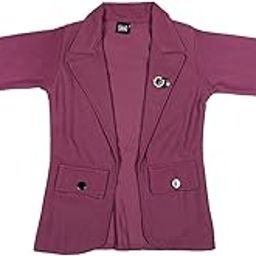 Women's Ribbed Two-Piece Loungewear Set, Plum Purple Blazer and Trousers with Metal Accents-image-72