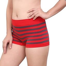 Women’s Nylon Spandex Seamless No Panty Lines No Show Boushorts Panty - Free Size-image-84