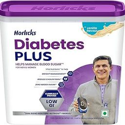 Horlicks Diabetes Plus,Vanilla 1000 grams Container|Helps Manage Blood Sugar From Day 1,Powder,1 count-15