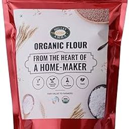 Millet Amma CERTIFIED ORGANIC Kodo Flour - 1 Kg (500g x 2 Packs) | Milled from Unpolished Kodo Millets | Rich in Fiber, B Complex , Vitamins & Essential Amino Acids | Low GI | 100% Vegan & Gluten Free | Suitable for Making Multiple Recipes ( Rotis, Pancakes, Crepes, Bread, Cakes & Cookies )-image-60