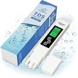 All-New 2025 TDS Meter Digital Water Tester – 4-in-1 Accurate & Reliable TDS, EC & Temperature Meter (°C, °F) 0-9990 ppm, Ideal for Drinking Water, Aquariums, Hydroponics, RO/DI Systems & More-2