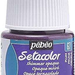 Pebeo Setacolor Opaque Fabric Paint 45-Milliliter Bottle, Shimmer Plum-picture-20