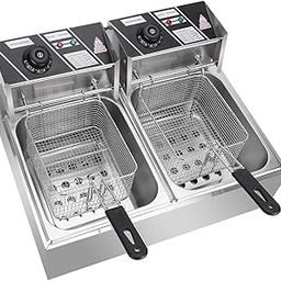 Double Tank Electric DEEP Fryer 12 LTR-image-22