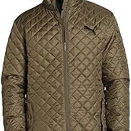 Men'S Polyester Standard Length A-Line Coat-12