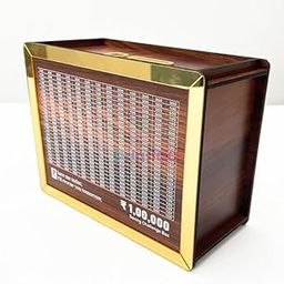 CESHTA Wooden Money Saving Box | Cash Saver Money Box with Counting Target | ₹1,00,000 Savings Challenge Piggy Bank | Coin & Cash Bank for Boys, Girls and Adult | Durable & Eco-Friendly-27
