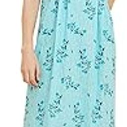 sweet dreams Women's Cotton Maxi Casual Nightgown (OCW-3100_Green_L)-picture-12