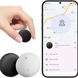 Bluetooth Tracker for Android, Google Certified Key Finder/Luggage Tracker/Item Locator Compatible with Google Find My Device App, Smart Tracking Tag for Keys, Suitcase, Backpack, Wallet(2pack)-image-3