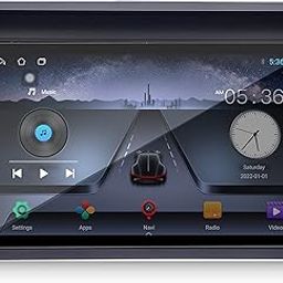 TINGKAT 9 Inch Full HD 1280 Touch Screen Player Android 12 Double Din IPS Display Stereo with 2GB RAM /16 GB ROM GPS/Wi-Fi/Navigation/Mirror Link Split Screen Dsp Equalizer Compatible with Maruti Suzuki Ignis-4