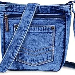 Denim Cross-Body sling Bag for men and women-image-32