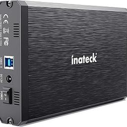 [Support UASP & SATA 6Gbps] Inateck USB 3.0 2.5 Inch & 3.5 Inch Aluminum Hard Disk Drive HDD External Enclosure/ Case With USB 3.0 Cable for 2.5 Inch/ 3.5 Inch SATA HDD and SSD, Optimized For SSD-11