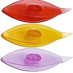 Beads & Crafts: Multicolor Transparent Plastic Tatting Shuttle for Hand Lace Craft Tool 7.5cm (Pack of 5 Pcs)-image-52