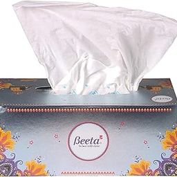 Beeta Tissue Box Professional Facial Tissue Cube for Business Exq.Face Tissue Elephant (Pack of 3) Any Box Color - Total 600 Pulls - Soft and Highly Absorbent - 100% Natural Cellulose Fiber-image-41