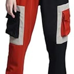The Dance Bible Women Color Block Baggy Fit Joggers-image-4