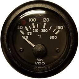 VDO Ocean Line Temperature Indicator N 02 321 716, Range: 150°C /300°F - 24V-image-56
