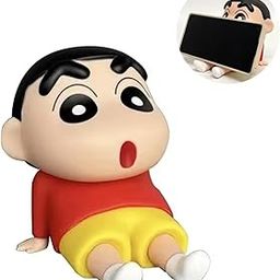 Cute Shinchan Phone Holder | Gift for Girls | Shinchan Action Figure (Red)-26