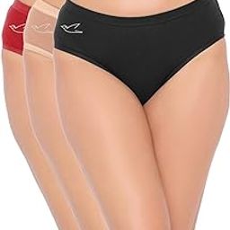 Women’s Stretchable Cotton Hipster Panties – Breathable, Soft Briefs with Full Coverage | Everyday Underwear for Comfort & Fit | Women Innerwear Pack of 3-picture-47