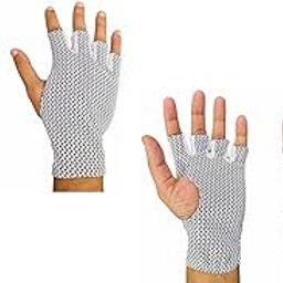HeadTurners Limited Edition Finger Cut Fielding, Catching, Batting Inners Glove- (2 Pairs, Grey)-image-45