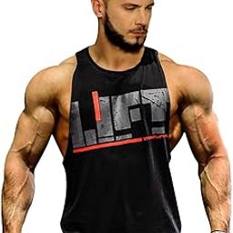Men's Cotton Regular Fit, Sleeveless, Stringer Y Back Tank Tops Look-image-4