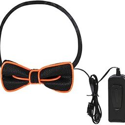 Light Up Bow Tie for Men Neon Bowties LED Bowtie Wire Bowtie Glow in The Dark LED Bowtie for Kids Boys Men Rave Party Funny Costume Jacket Clothes Shirt Accessories (Pack of 1)-image-26