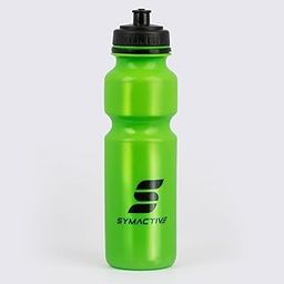 Amazon Brand - Symactive Leakproof Unbreakable Squeezable Sports Sipper Water Bottle with Push/Pull Cap | Anti-Slip Grip | LDPE Material | BPA-Free | 800 ml | Green-image-15