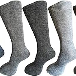 Men's Warm Woolen Calf Length Winter Socks(Pack of 5 Pairs)-picture-7